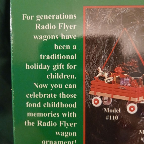 Radio Flyer vintage ornament 1996 - Picture 3 of 4